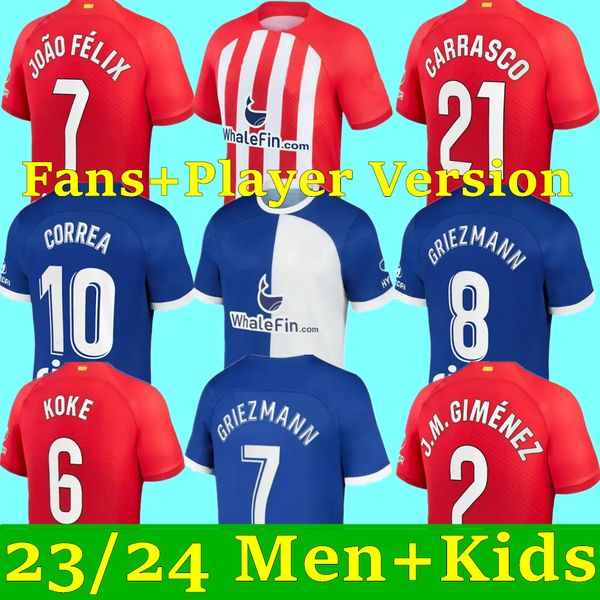 atletico madrids soccer jerseys griezmann 23 24 120th anniversary 2023 2024 m.llorente koke saul correa lemar football shirt men kids kit se, Black;yellow
atletico madrids soccer jerseys griezmann 23 24 120th anniversary 2023 2024 m.llorente koke saul correa lemar football shirt men kids kit se, Black;yellow