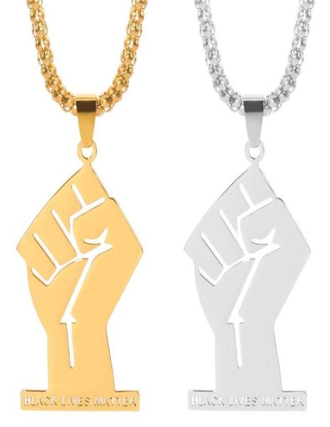 black lives matter african pendant necklaces for women men gold color fist necklace stainless steel africa ornament jewelry gift7873213, Silver
black lives matter african pendant necklaces for women men gold color fist necklace stainless steel africa ornament jewelry gift7873213, Silver