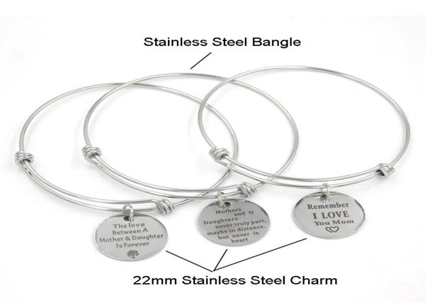 whole stainless steel expandable bangle inspirational motivational charm bangle bracelets for mother039s day gifts mother j2162825, Golden;silver
whole stainless steel expandable bangle inspirational motivational charm bangle bracelets for mother039s day gifts mother j2162825, Golden;silver