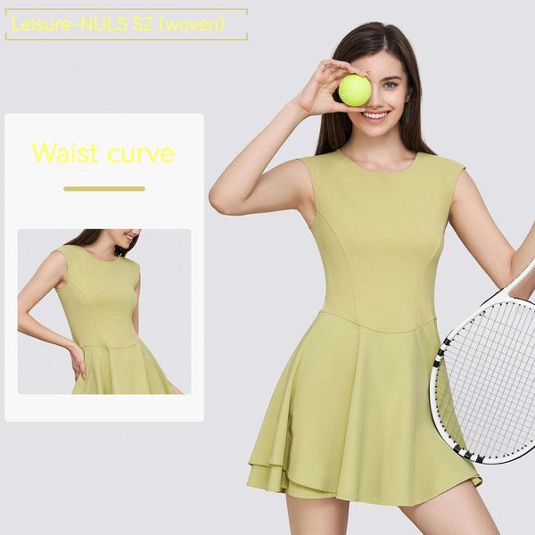 lu-90 summer slim fit dress tennis dress women's sleeveless cuff loose dress thin shoulder double layer hem sports long dress
lu-90 summer slim fit dress tennis dress women's sleeveless cuff loose dress thin shoulder double layer hem sports long dress