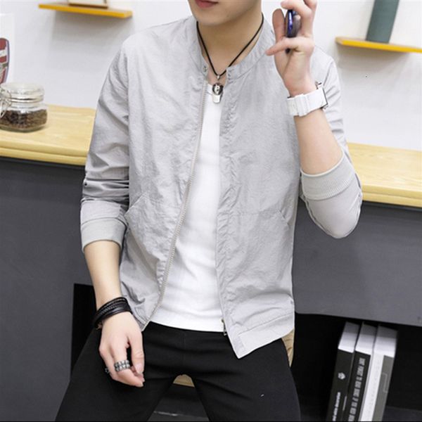 men's jackets summer nylon coat stand collar long sleeve cardigan zipper pockets loose solid thin couples fashion casual 230724, Black;brown
men's jackets summer nylon coat stand collar long sleeve cardigan zipper pockets loose solid thin couples fashion casual 230724, Black;brown