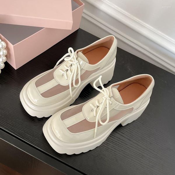 dress shoes genuine leather gauze comfortable women heels thick bottom waterproof platform fashion high heel, Black
dress shoes genuine leather gauze comfortable women heels thick bottom waterproof platform fashion high heel, Black