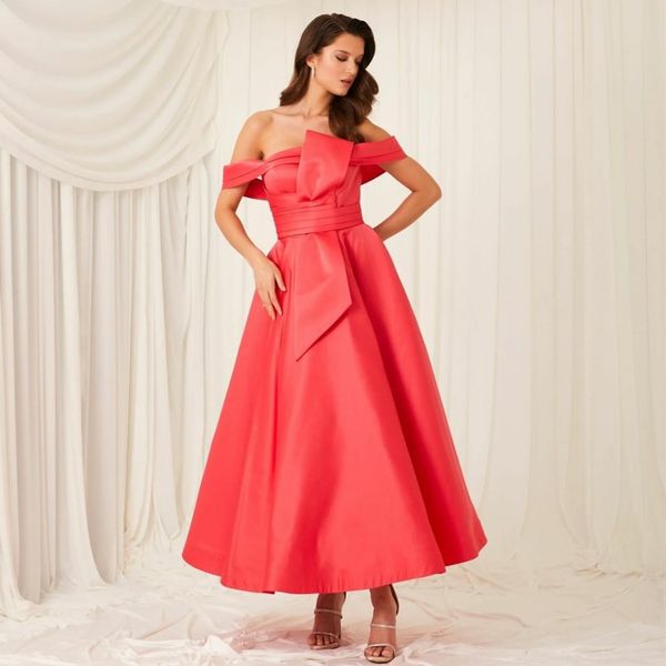 elegant short red satin evening dresses with pockets a-line scalloped ankle length zipper back muslim pleats formal party gown for women, Black;red
elegant short red satin evening dresses with pockets a-line scalloped ankle length zipper back muslim pleats formal party gown for women, Black;red