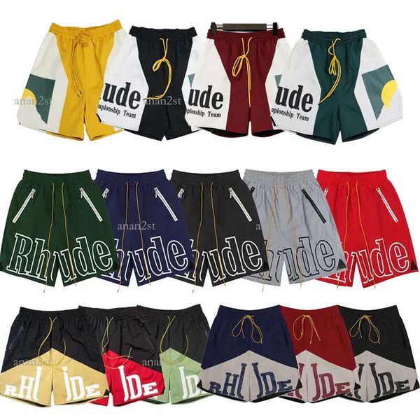 designer rhude men's shorts summer fashion beach pants men street wear red blue black purple pants mens loose short size09
designer rhude men's shorts summer fashion beach pants men street wear red blue black purple pants mens loose short size09