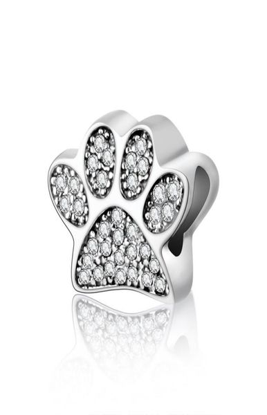 authentic 925 sterling silver paw prints bead with crystal pave footprints beads fit diy brand bracelet jewelry making accessories1475064, Black
authentic 925 sterling silver paw prints bead with crystal pave footprints beads fit diy brand bracelet jewelry making accessories1475064, Black