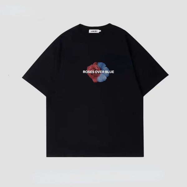 men's tshirts 2023 summer rose over blue retro american fashion bicolor flower women casual 100 cotton tees personality loose 230724, White;black
men's tshirts 2023 summer rose over blue retro american fashion bicolor flower women casual 100 cotton tees personality loose 230724, White;black
