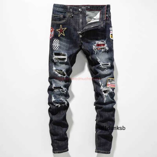 jeans plein philipps designer clothing youth amires jeans denim pants high amies new mens pp trend tattered wornout washed street fashion tr, Blue
jeans plein philipps designer clothing youth amires jeans denim pants high amies new mens pp trend tattered wornout washed street fashion tr, Blue