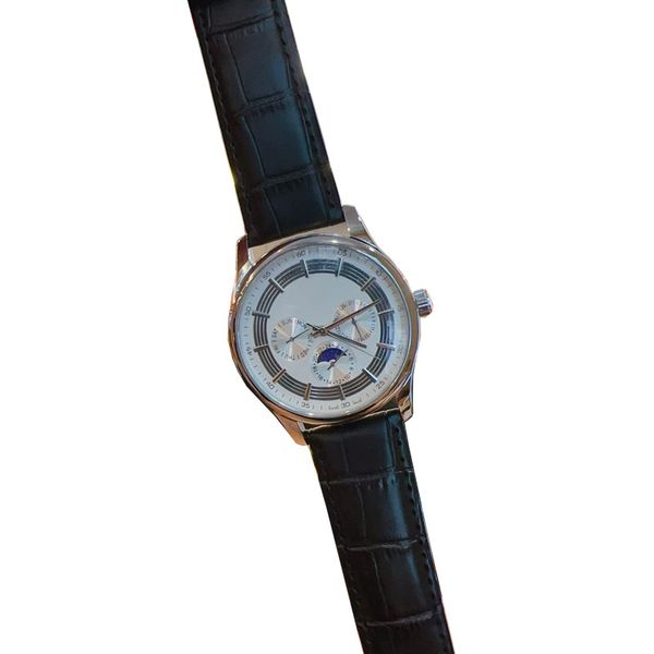 luxury mens watches brand designer business daydate men watch leather strap moon phase wristwatches for man christmas new year birthday gift, Slivery;brown
luxury mens watches brand designer business daydate men watch leather strap moon phase wristwatches for man christmas new year birthday gift, Slivery;brown
