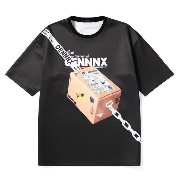 women's tshirt trend couple tshirt zipper pocket design original express box printed space cotton loose gothic short sleeve 230724, White
women's tshirt trend couple tshirt zipper pocket design original express box printed space cotton loose gothic short sleeve 230724, White