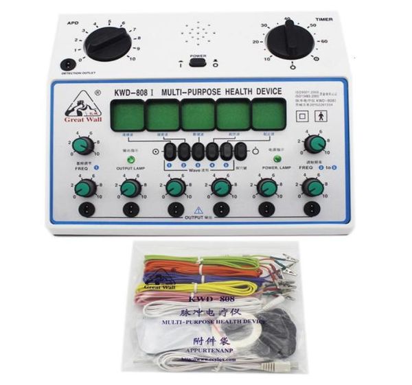 kwd808i electric acupuncture stimulator machine electrical nerve muscle stimulator 6 channels output patch massager care y1912036226803
kwd808i electric acupuncture stimulator machine electrical nerve muscle stimulator 6 channels output patch massager care y1912036226803