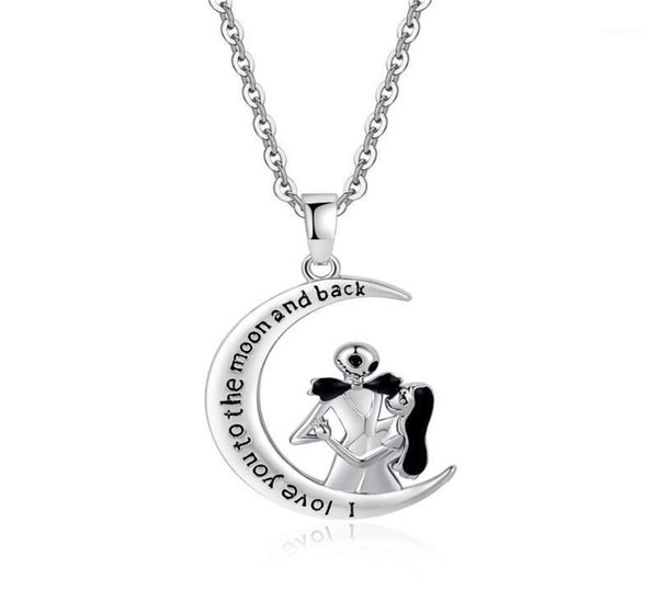 pendant necklaces harong nightmare before christmas skull for women moon shape couple necklace fashion love words jewelry gift274v3458851, Silver
pendant necklaces harong nightmare before christmas skull for women moon shape couple necklace fashion love words jewelry gift274v3458851, Silver