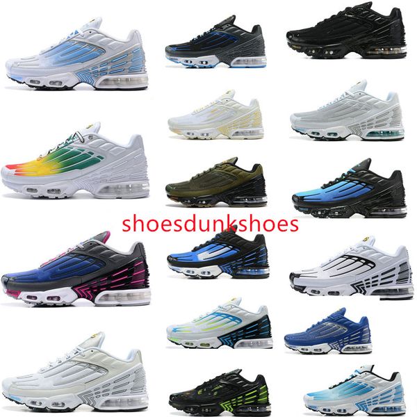 2023 designer tn plus 3 running shoes men women triple black white psychic university blue hyper jade midnight navy mens trainers sneakers e
2023 designer tn plus 3 running shoes men women triple black white psychic university blue hyper jade midnight navy mens trainers sneakers e