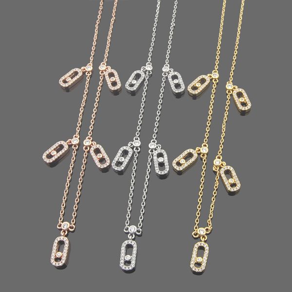 french fashion multiple pendants necklace messik women ring bracelet move uno diamonds shiny bangle luxury wedding earrings designer jewelry, Silver
french fashion multiple pendants necklace messik women ring bracelet move uno diamonds shiny bangle luxury wedding earrings designer jewelry, Silver