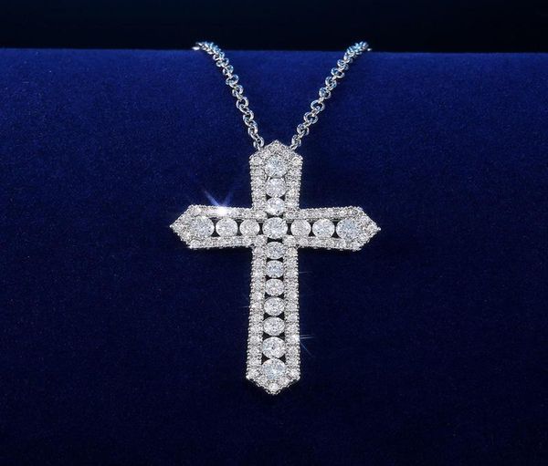 pendant necklaces luxury trendy silver plated cross for women and men shine white cz stone full paved fashion jewelry party gift7006935
pendant necklaces luxury trendy silver plated cross for women and men shine white cz stone full paved fashion jewelry party gift7006935