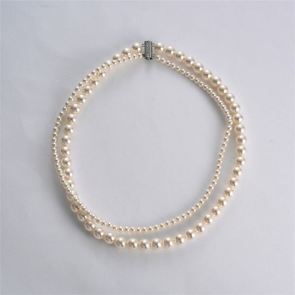 ins french strong light round double layer pearl necklace chest buckle bone chain niche fashion high quality, Black
ins french strong light round double layer pearl necklace chest buckle bone chain niche fashion high quality, Black