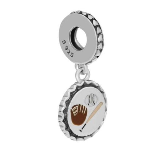 diy fits for bracelet charms 925 sterling silver jewelry baseball dangle charm original beads for jewelry making4022284, Black
diy fits for bracelet charms 925 sterling silver jewelry baseball dangle charm original beads for jewelry making4022284, Black