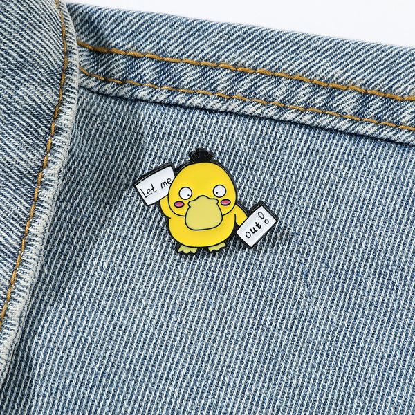 yellow duck out brooch cute anime movies games hard enamel pins collect cartoon brooch backpack hat bag collar lapel badges, Blue
yellow duck out brooch cute anime movies games hard enamel pins collect cartoon brooch backpack hat bag collar lapel badges, Blue