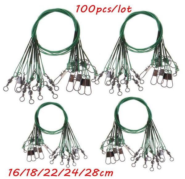 100pcslot 5 sizes mixed 16cm28cm antibite steel wire fishing lines stainless snaps swivels pesca tackle accessories bl457381601
100pcslot 5 sizes mixed 16cm28cm antibite steel wire fishing lines stainless snaps swivels pesca tackle accessories bl457381601