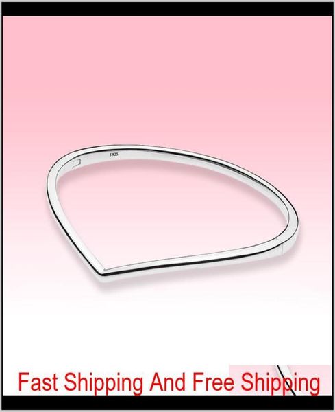 new polished wishbone bangle bracelets women jewelry for 925 sterling silver bracelet with original retail box oc vi1fl1943147, Black
new polished wishbone bangle bracelets women jewelry for 925 sterling silver bracelet with original retail box oc vi1fl1943147, Black