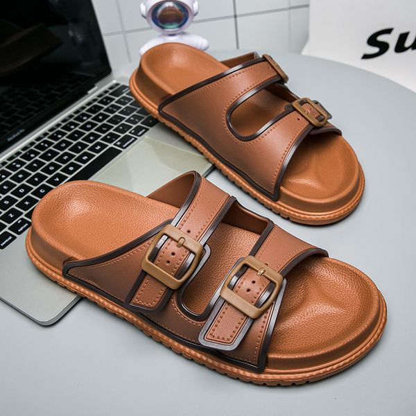 slippers 2023 men's summer pvc soft for men outdoor thicken antislip beach sandals bathroom home flip flop 230724, Black
slippers 2023 men's summer pvc soft for men outdoor thicken antislip beach sandals bathroom home flip flop 230724, Black
