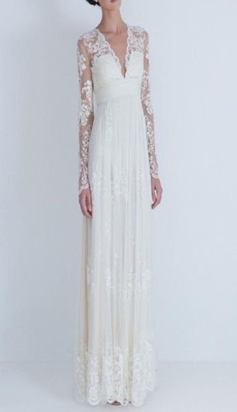 2019 floor length sheath wedding dresses vneck long sleeves illusion bridal dress zipper vback lace straps wed6953341, White
2019 floor length sheath wedding dresses vneck long sleeves illusion bridal dress zipper vback lace straps wed6953341, White
