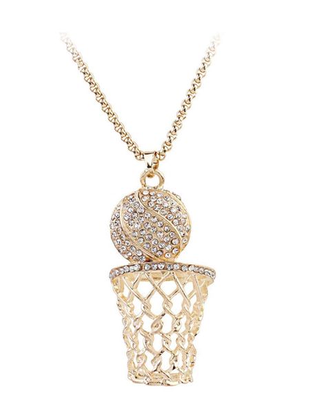 women's accessories 1pc exquisite rhinestone basketball hoop pendant necklace for women for dating gift, Silver
women's accessories 1pc exquisite rhinestone basketball hoop pendant necklace for women for dating gift, Silver
