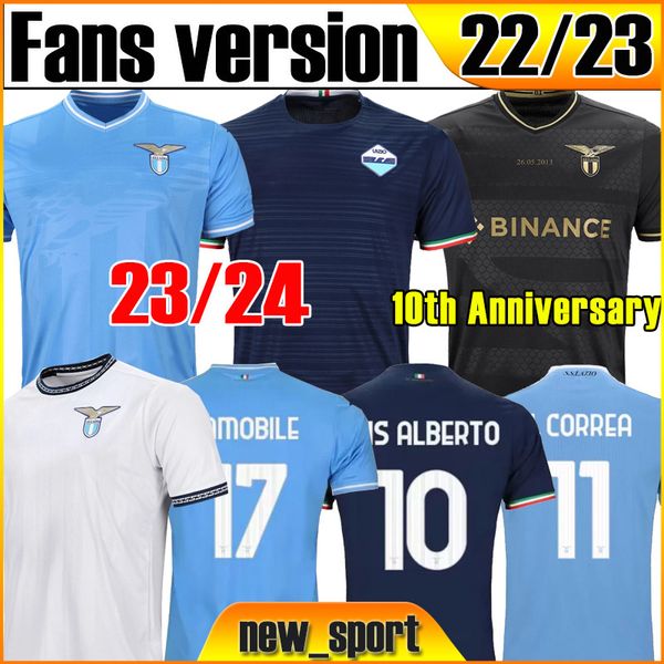 4xl 23 24 lazio immobile soccer jerseys 10th anniversary maglie 2023 immobile luis bastos sergej badelj lucas j.correa acerbi marusic home a, Black;yellow
4xl 23 24 lazio immobile soccer jerseys 10th anniversary maglie 2023 immobile luis bastos sergej badelj lucas j.correa acerbi marusic home a, Black;yellow