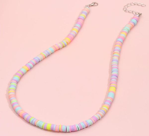 2021 bohemian colorful soft polymer clay beads choker necklace beach female jewelry gifts beading necklaces for women wedding acce1895266, Silver
2021 bohemian colorful soft polymer clay beads choker necklace beach female jewelry gifts beading necklaces for women wedding acce1895266, Silver