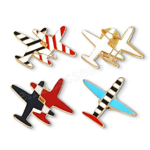 creative aircraft brooch striped pattern brooches fashion sweater shirt dress pins clothes jewelry accessories gifts, Gray
creative aircraft brooch striped pattern brooches fashion sweater shirt dress pins clothes jewelry accessories gifts, Gray