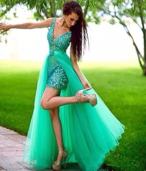 custom made sparking rhinestone short mini prom dresses with detachable tulle overskirt cocktail party celebrity gowns4729499, Black
custom made sparking rhinestone short mini prom dresses with detachable tulle overskirt cocktail party celebrity gowns4729499, Black