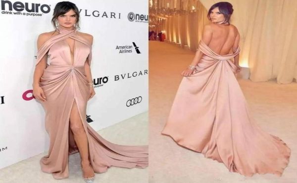 2019 new red carpet evening dresses draped open back high split formal prom gowns customized formal dresses evening wear6040732, Black;red
2019 new red carpet evening dresses draped open back high split formal prom gowns customized formal dresses evening wear6040732, Black;red