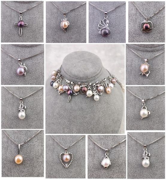 fashion 67mm freshwater pearl necklace sliver pendant mix styles diy pearl necklace for women girl jewelry with chain christmas g8302599, Silver
fashion 67mm freshwater pearl necklace sliver pendant mix styles diy pearl necklace for women girl jewelry with chain christmas g8302599, Silver