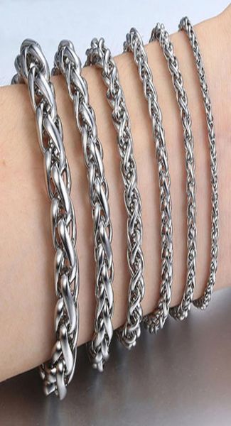 mens bracelets mens titanium steel flower basket chain bracelet fashion jewelry chain luxury designer jewelry men bracelets3799316, Golden;silver
