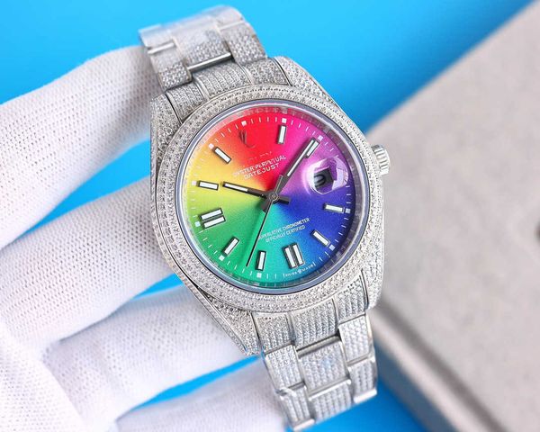 luxury oyster perpetual watch for men olex 41mm 2kxl jasonoo7 ladies brand full diamond uhr dial iced out montre sapphire with box, Slivery;brown
luxury oyster perpetual watch for men olex 41mm 2kxl jasonoo7 ladies brand full diamond uhr dial iced out montre sapphire with box, Slivery;brown