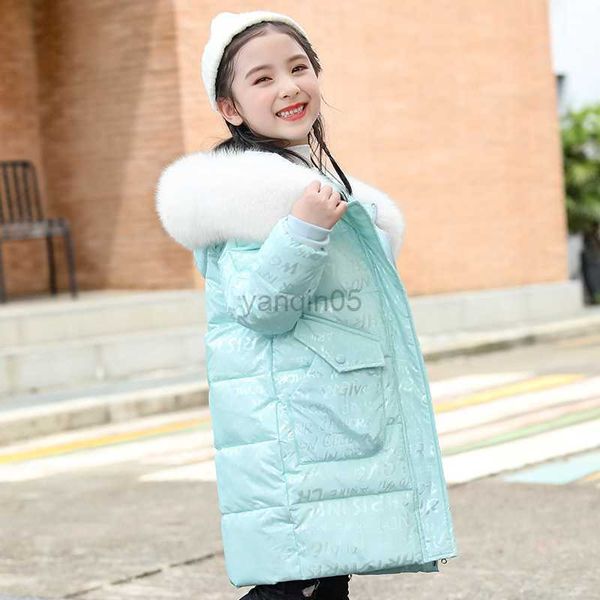 down coat 2023 girl winter down jacket waterproof shiny letter warm long girls outerwear coat 5-14 years kids infant girl parka snowsuit hkd, Blue;gray
down coat 2023 girl winter down jacket waterproof shiny letter warm long girls outerwear coat 5-14 years kids infant girl parka snowsuit hkd, Blue;gray