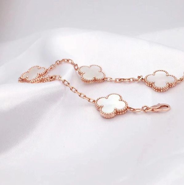 classic have stamp chain four leaf clover 5 colors link bracelets 18k gold for women girls valentine039s jewelry 91847238, Black
classic have stamp chain four leaf clover 5 colors link bracelets 18k gold for women girls valentine039s jewelry 91847238, Black