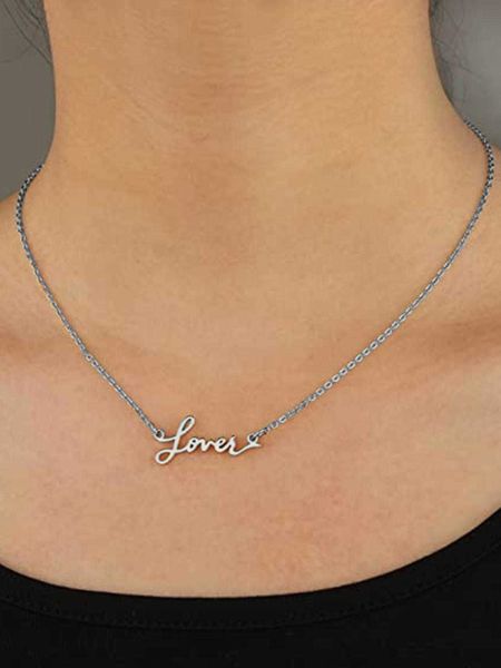 women's accessories 1pc simple necklace music women necklace gift, Silver
women's accessories 1pc simple necklace music women necklace gift, Silver