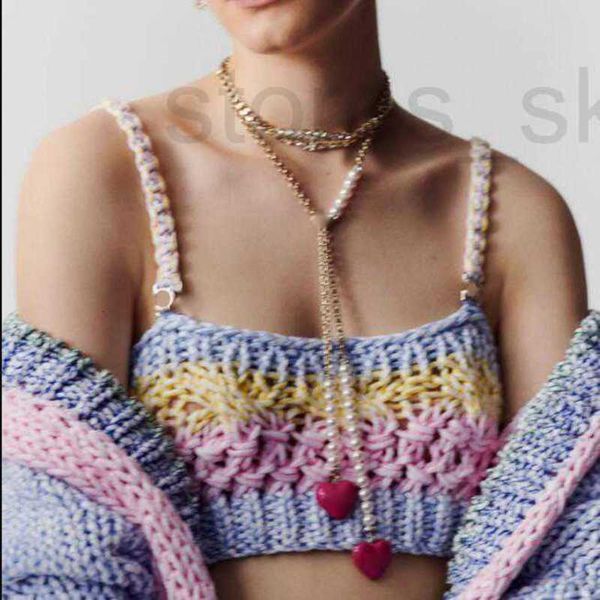 women's t-shirt designer 23ss multicolor women tee vest knits t shirts with letter buttons girls vintage crop runway sleeveless pullov, White
women's t-shirt designer 23ss multicolor women tee vest knits t shirts with letter buttons girls vintage crop runway sleeveless pullov, White