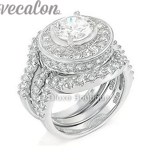 vecalon fashion ring simulated diamond cz 3in1 engagement band wedding ring set for women 10kt white gold filled finger ring5609578, Slivery;golden
vecalon fashion ring simulated diamond cz 3in1 engagement band wedding ring set for women 10kt white gold filled finger ring5609578, Slivery;golden