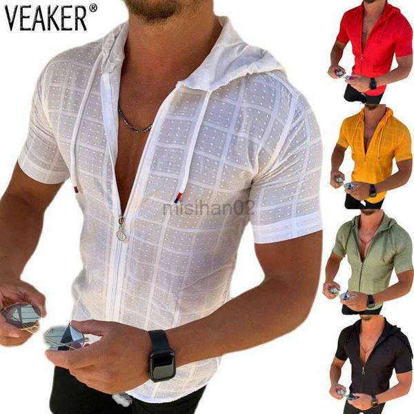 men's casual shirts 2021 new men's summer short sleeve mesh plaid zipper shirt casual solid color transparent see through shirt s, White;black
men's casual shirts 2021 new men's summer short sleeve mesh plaid zipper shirt casual solid color transparent see through shirt s, White;black