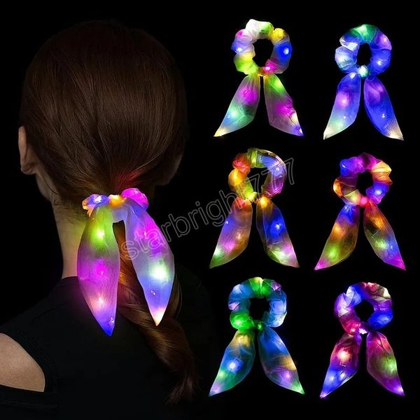 led luminous hair bands scrunchies women girls rabbit ears headwear simple wrist band rings rubber band hair accessories, Slivery;white
led luminous hair bands scrunchies women girls rabbit ears headwear simple wrist band rings rubber band hair accessories, Slivery;white