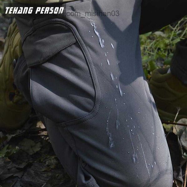 men's pants shark skin softshell tactical military camouflage pants men winter army waterproof thermal camo hunt fleece pants trousers, Black
men's pants shark skin softshell tactical military camouflage pants men winter army waterproof thermal camo hunt fleece pants trousers, Black