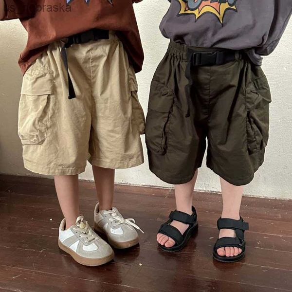 2023 summer kids shorts boys knee length cargo pants girls loose allmatch middle pants l230518, Blue
2023 summer kids shorts boys knee length cargo pants girls loose allmatch middle pants l230518, Blue