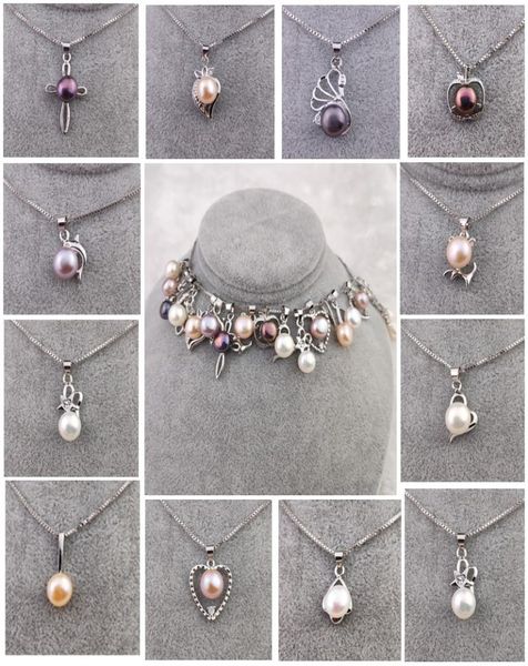 fashion 67mm freshwater pearl necklace sliver pendant mix styles diy pearl necklace for women girl jewelry with chain christmas g5337306, Silver
fashion 67mm freshwater pearl necklace sliver pendant mix styles diy pearl necklace for women girl jewelry with chain christmas g5337306, Silver