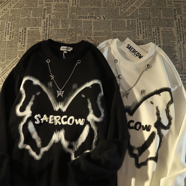 womens hoodies sweatshirts harajuku retro butterfly graphic necklace round neck sweatshirt men women fashion casual gothic long sleeved shir, Black
womens hoodies sweatshirts harajuku retro butterfly graphic necklace round neck sweatshirt men women fashion casual gothic long sleeved shir, Black