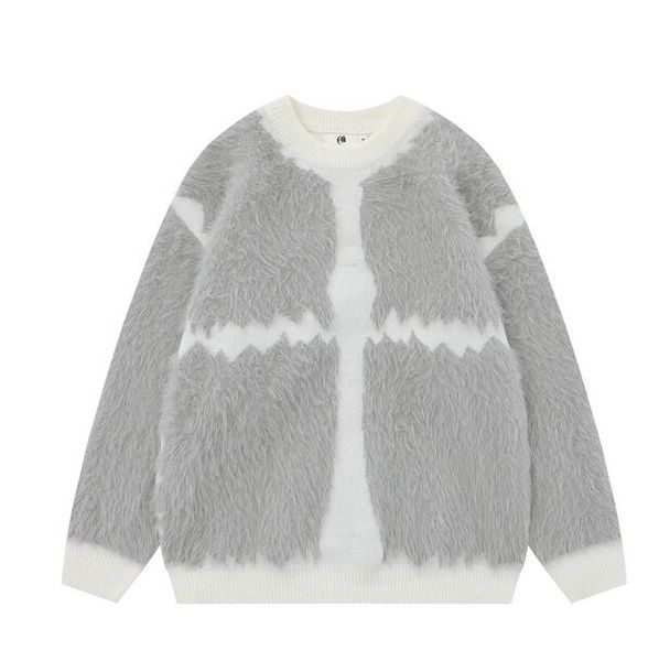 knit sweaters winter men's mohair knitwears oversized street wear round neck long sleeve
knit sweaters winter men's mohair knitwears oversized street wear round neck long sleeve