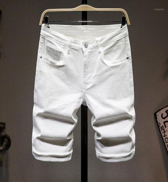 men039s jeans 2021 brand summer denim shorts solid color simple and fashionable english elastic slim straight fivepoint pants8889489, Blue
men039s jeans 2021 brand summer denim shorts solid color simple and fashionable english elastic slim straight fivepoint pants8889489, Blue