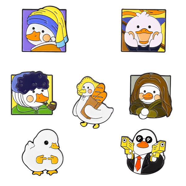 cute metal enamel duck brooch pins cartoon oil painting duck brooches for women children kids lapel pins badge fashion jewelry gift accessor, Gray
cute metal enamel duck brooch pins cartoon oil painting duck brooches for women children kids lapel pins badge fashion jewelry gift accessor, Gray