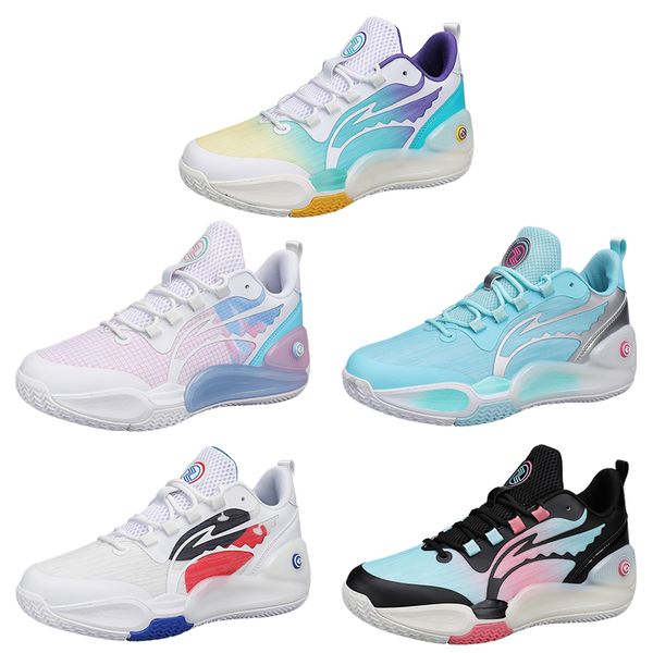 2023 multi-colored basketball shoes men women white purple black yellow pink blue outdoor sports sneakers
2023 multi-colored basketball shoes men women white purple black yellow pink blue outdoor sports sneakers
