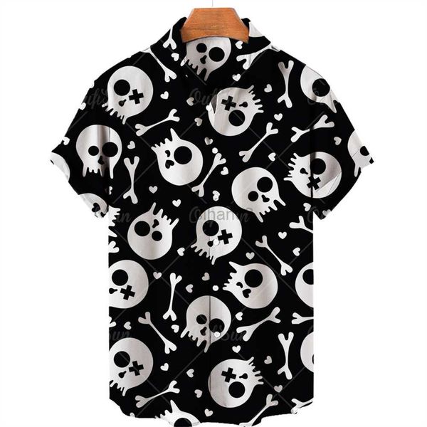 men's casual shirts 2022 fashion men's short sleeve 3d skull print hawaiian shirts summer casual beach shirts for men 5xl men, White;black
men's casual shirts 2022 fashion men's short sleeve 3d skull print hawaiian shirts summer casual beach shirts for men 5xl men, White;black
